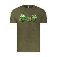 Vintage Olive Cactus Lover Cactus Coffee Cups Vintage Tee - FaDigitalArtStudio