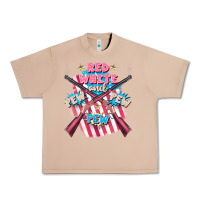 Burro Red white and pew pew pew Urban Heavy Tee - FaDigitalArtStudio