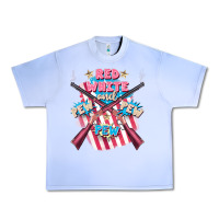 Grape Ice Red white and pew pew pew Urban Heavy Tee - FaDigitalArtStudio