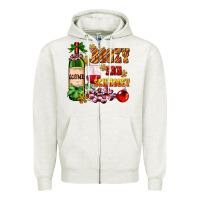 Oatmeal Heather boozy and schmoozy Zipper Hoodie - AdoDesignShop