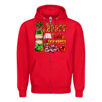 Red boozy and schmoozy Zipper Hoodie - AdoDesignShop
