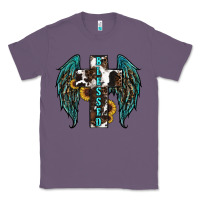 Lavender western wings cross blessed Classic Tee - RanaPortraitStore