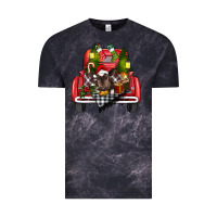 Cloud Black christmas truck Vintage Tee - RanaPortraitStore