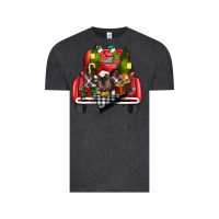 Vintage Black christmas truck Vintage Tee - RanaPortraitStore