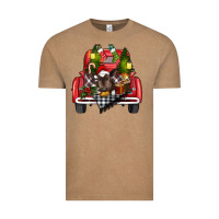 Vintage Coffee christmas truck Vintage Tee - RanaPortraitStore