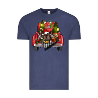 Vintage Denim christmas truck Vintage Tee - RanaPortraitStore