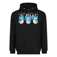Black snowman winter Heavyweight Hoodie - JahusDesignShop