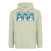 Matcha snowman winter Heavyweight Hoodie - JahusDesignShop