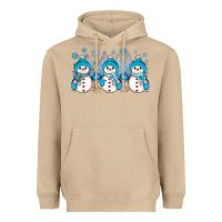 Mushroom snowman winter Heavyweight Hoodie - JahusDesignShop
