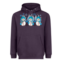 Plum snowman winter Heavyweight Hoodie - JahusDesignShop