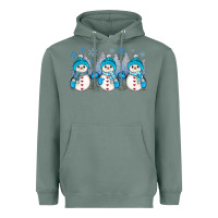 Sage snowman winter Heavyweight Hoodie - JahusDesignShop