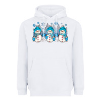 White snowman winter Heavyweight Hoodie - JahusDesignShop