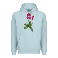 Blue Mist Moth Orchid Premium Hoodie - LillyAllenDesigns