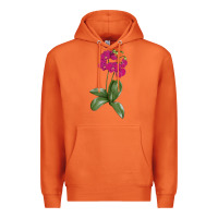 Carrot Moth Orchid Premium Hoodie - LillyAllenDesigns