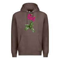 Coffee Moth Orchid Premium Hoodie - LillyAllenDesigns