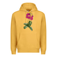 Mustard Moth Orchid Premium Hoodie - LillyAllenDesigns