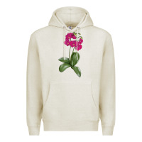 Oatmeal Heather Moth Orchid Premium Hoodie - LillyAllenDesigns