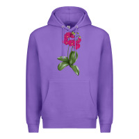 Purple Moth Orchid Premium Hoodie - LillyAllenDesigns