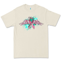 Bone cancer ribbon with angel wings Premium Tee - CowGirlArtShop