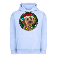Pigment Grape Ice Cockapoo Christmas Urban Hoodie - RanaPortraitStore