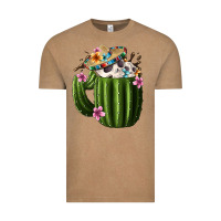 Vintage Coffee Day Of The Dead Mexican Cactus Vintage Tee - FaDigitalArtStudio
