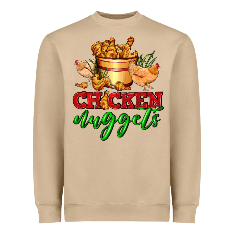 Chicken Nuggets Heavyweight Sweatshirt by AdoDesignShop | Teevron