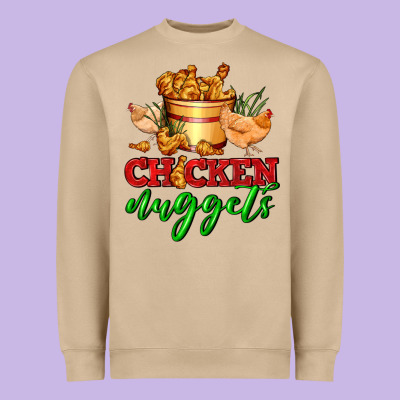 Chicken Nuggets Heavyweight Sweatshirt Designed By Adodesignshop