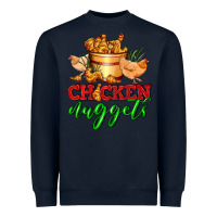 Navy chicken nuggets Heavyweight Sweatshirt - AdoDesignShop
