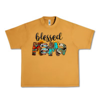 Peanut Butter Western Blessed Mama Mother's Day Urban Heavy Tee - FaDigitalArtStudio