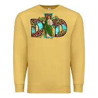 Antique Gold dad san judas sunflower leopard turquoise Premium Sweatshirt - JahusDesignShop