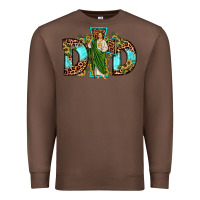 Chestnut dad san judas sunflower leopard turquoise Premium Sweatshirt - JahusDesignShop