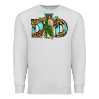 Dove Grey dad san judas sunflower leopard turquoise Premium Sweatshirt - JahusDesignShop