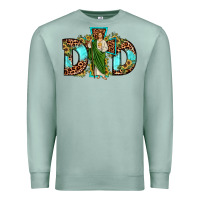 Seafoam dad san judas sunflower leopard turquoise Premium Sweatshirt - JahusDesignShop