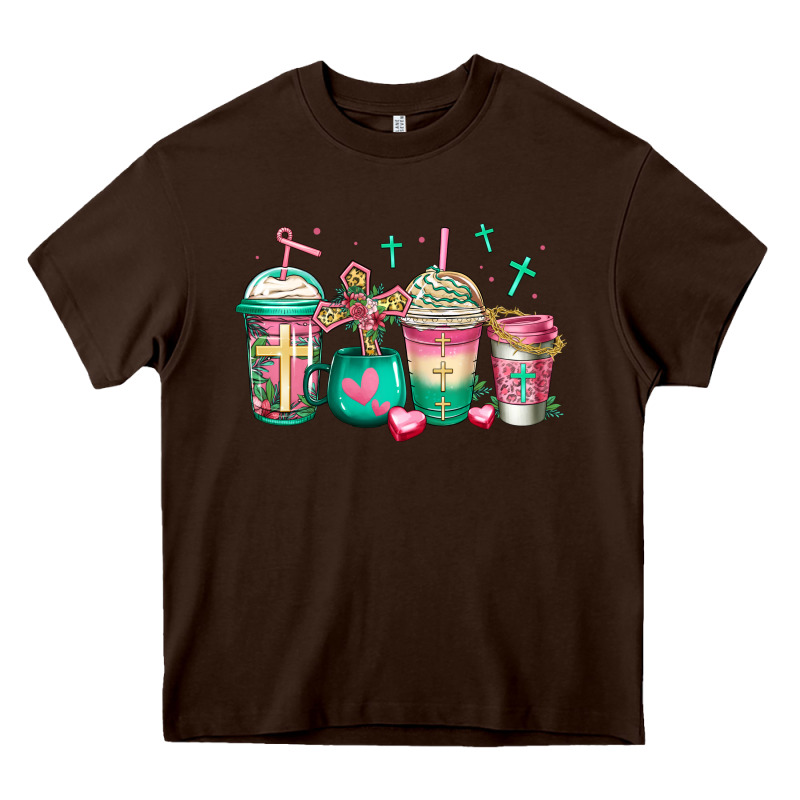 Religious Christian Coffee Cups Heavy Core Tee by Jasminsmagicworld | Teevron