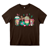 Chocolate Brown religious christian coffee cups Heavy Core Tee - Jasminsmagicworld
