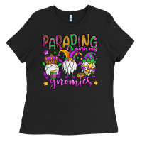 Black parading with my gnomies Ladies Tee - OliviaCreatesArt