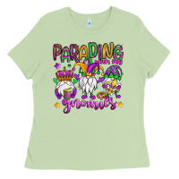 Matcha parading with my gnomies Ladies Tee - OliviaCreatesArt
