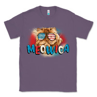 Lavender meowica 4th of july Classic Tee - CowGirlArtShop