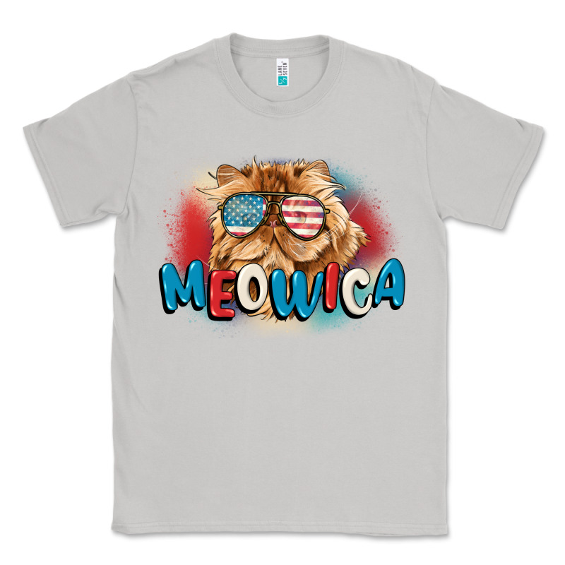 Meowica 4th Of July Classic Tee by CowGirlArtShop | Teevron