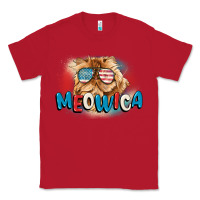 Red meowica 4th of july Classic Tee - CowGirlArtShop