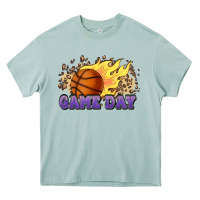Arona game day basketball leopard flames fireball Heavy Core Tee - HowdyJamesFarm