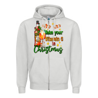 Dove Grey take your vitamin c in christmas Zipper Hoodie - AdoDesignShop