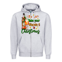 Heather Grey take your vitamin c in christmas Zipper Hoodie - AdoDesignShop