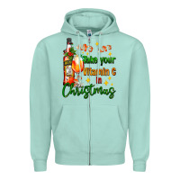 Seafoam take your vitamin c in christmas Zipper Hoodie - AdoDesignShop