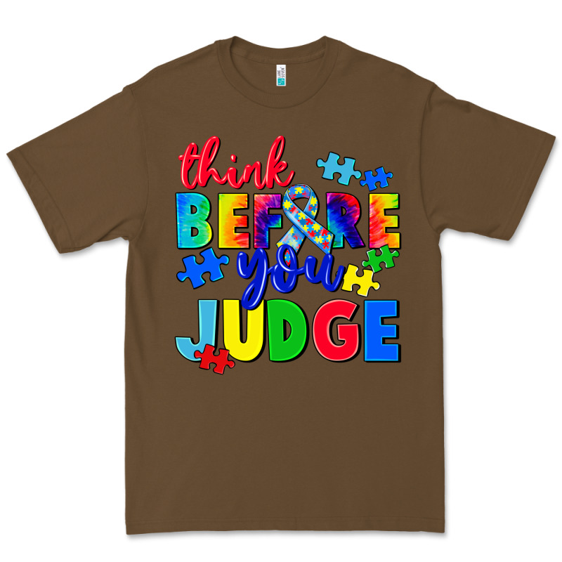 Think Before You Judge Premium Tee by CowGirlArtShop | Teevron
