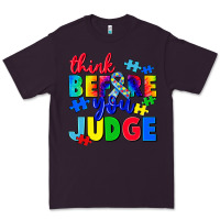 Plum think before you judge Premium Tee - CowGirlArtShop