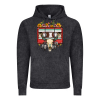 Vintage Black bull skull sunflower floral cassette Vintage Hoodie - FaDigitalArtStudio