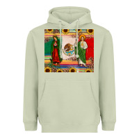 Matcha mexico flag our lady of guadalupe san judas sunflower Heavyweight Hoodie - JahusDesignShop
