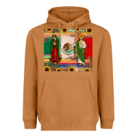 Meerkat mexico flag our lady of guadalupe san judas sunflower Heavyweight Hoodie - JahusDesignShop