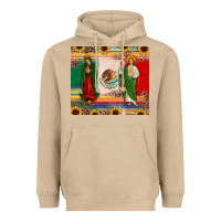 Mushroom mexico flag our lady of guadalupe san judas sunflower Heavyweight Hoodie - JahusDesignShop